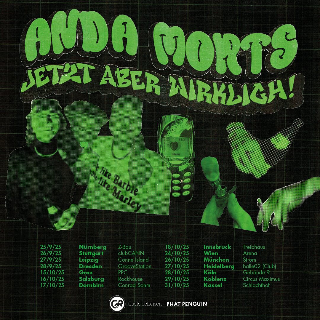 Anda Morts Jetzt aber wirklich! Tour Poster 2025